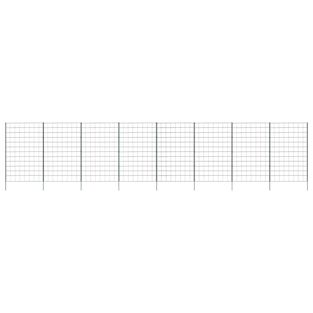 80 cm H x 50 cm W Steel Border Fencing with 8 Panel(s) Included Panel(s) Included