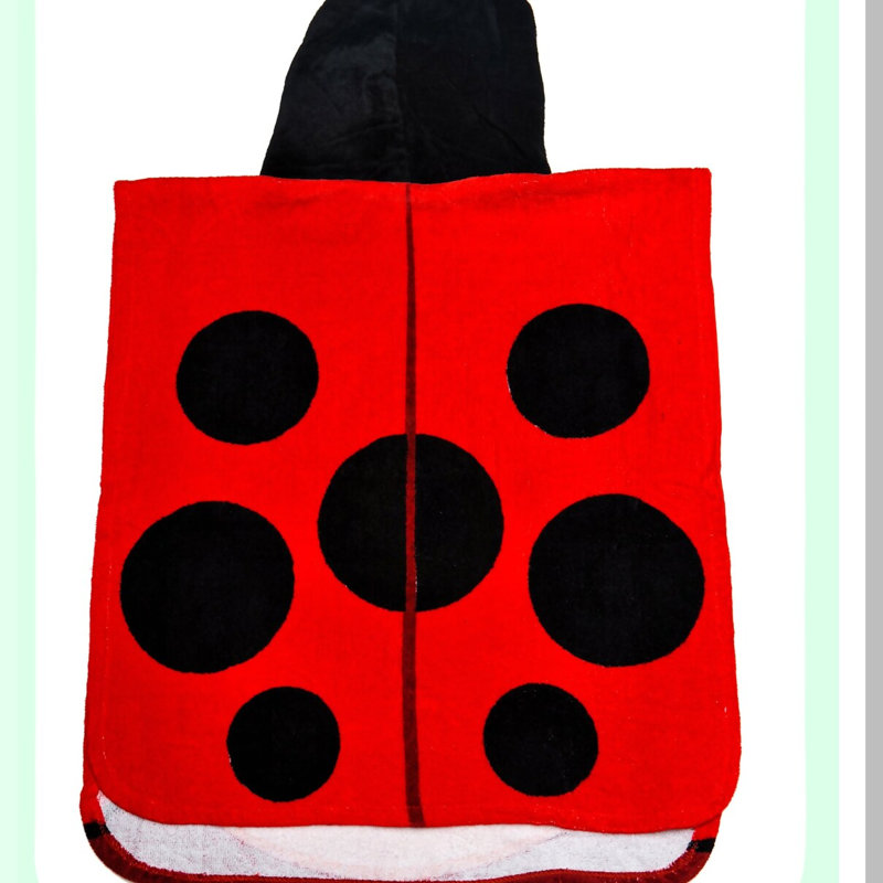 Royal Splash Kids Hooded Bath Towel - Red