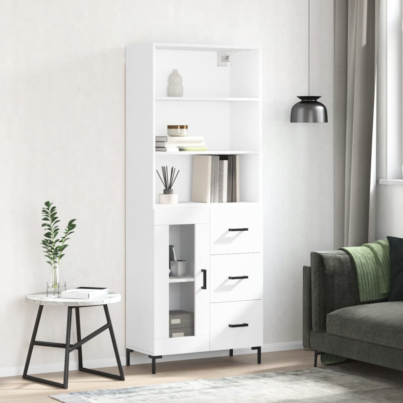 69.5cm Sideboard, White
