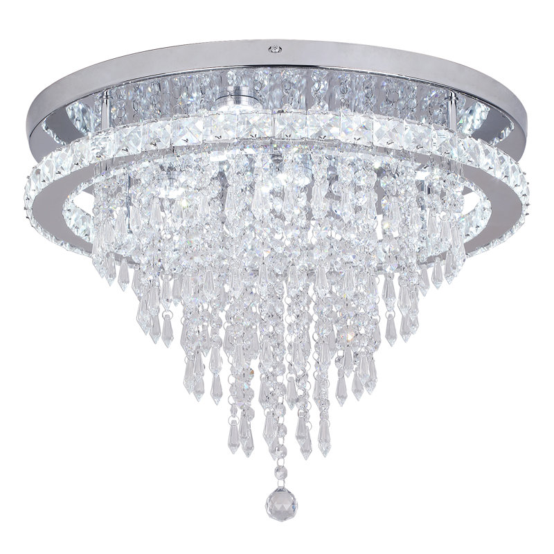1 - Light Crystal LED Chandelier