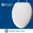 Edgewater Wood Toilet Seat with Hinges, Never Comes Loose, ELONGATED, White-102039914
