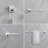 Cubic 5 - Piece Bathroom Hardware Set-58850953