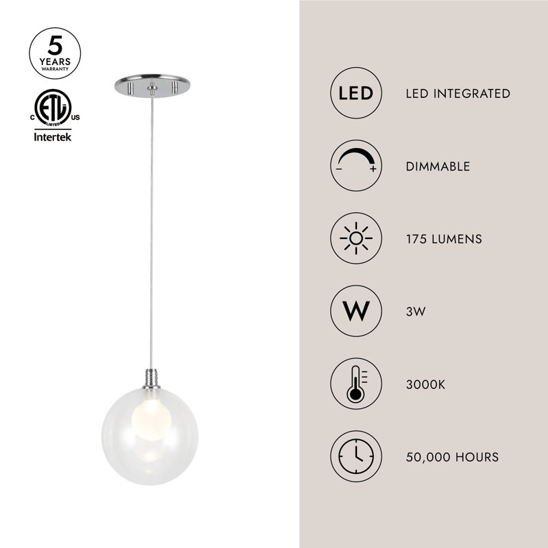Bolla 1 - Light LED Pendant