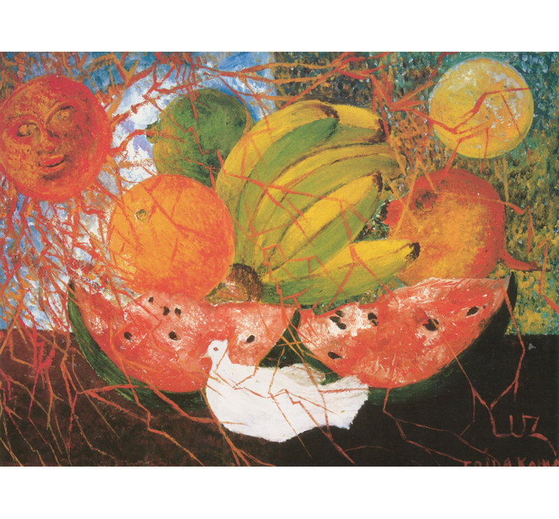 «Fruits of Life» par Frida Kahlo, toile tendue avec châssis, H 17 po x l 24 po