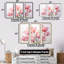 Tulipes, minimalisme, ensemble d'art sur toile-324765390-324765377