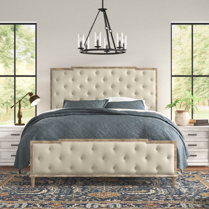Lit tapissier standard Clintwood, Grand