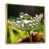 Toile avec cadre flottant or