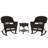 Starner 2 - Person Patio Conversation Set with Cushions-248589695-248589691