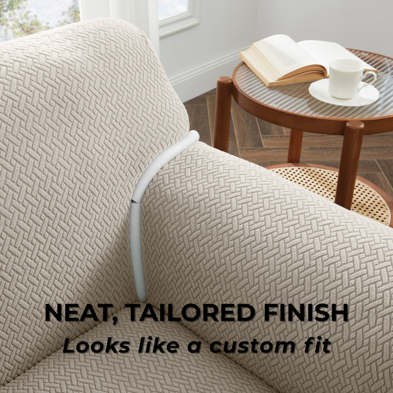 Stretch Sofa Slipcover – Elastic Fitted Spandex Couch Protector | Machine Washable, Anti-Slip, Pet & Kid Friendly | 1-4 Seater Sofa Covers
