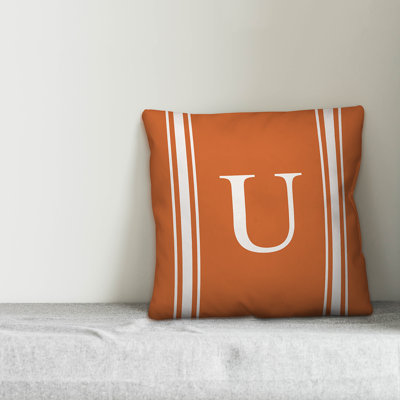  Monogram Throw Pillow
