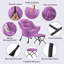 Fauteuil Lazy avec repose-pieds pliant et sac de rangement latéral, fauteuil d'appoint rembourré moelleux avec structure en métal, patins antidérapants-531877954