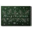 Merry Christmas Holly - Toile tendue avec châssis-1810046386
