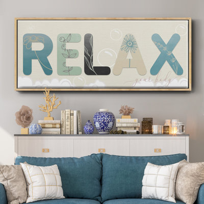 Relax Your Body - toile encadrée