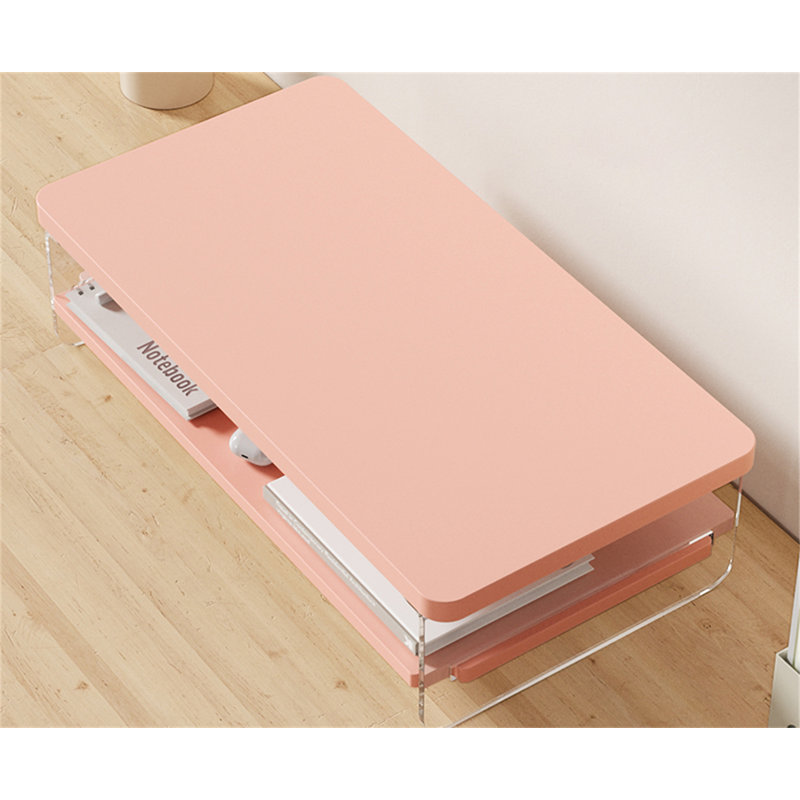 Lamisha Plastic Monitor Stand, Pink