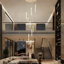10 - Light Cluster LED Chandelier