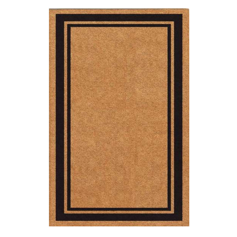 Paillasson Border, Bordure brune, L 36 po x L 72 po