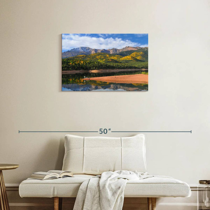 Alvord Pikes Peak Mountain Lake, 20" H x 30" W