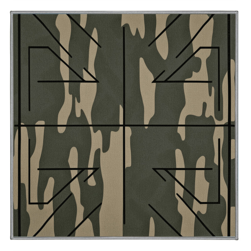 Spire Angles Rug, Square 3'