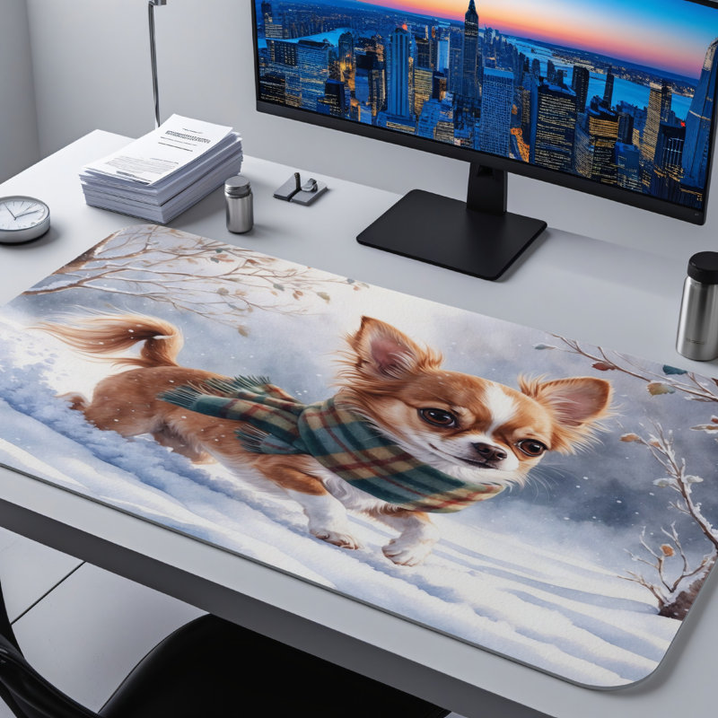 Polyester Desk Pad, 23.6x13.8