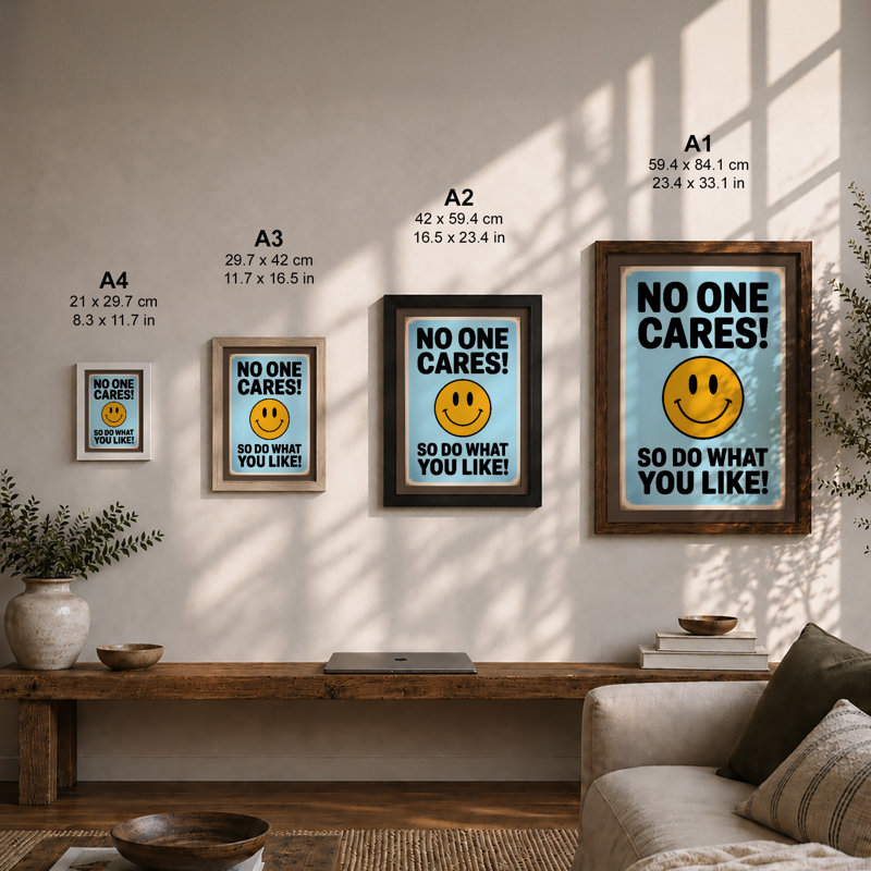 Do What You Like Modern - Framed Print, Unframed, A3 - 42.0 x 29.7 cm