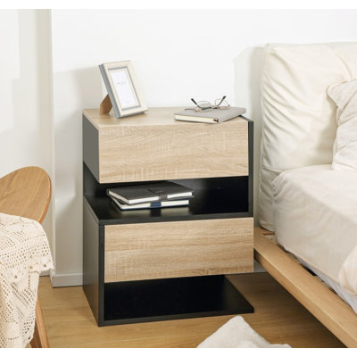 46 cm W Bedside Table