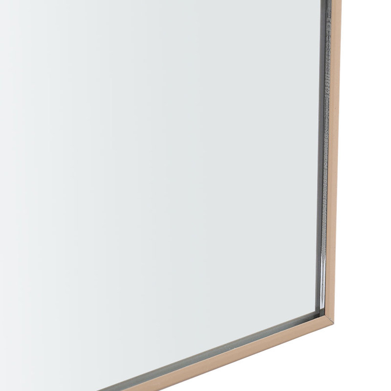 Modern Slim Frame Full Length Mirror, Gold, 147cm H x 37 cm W