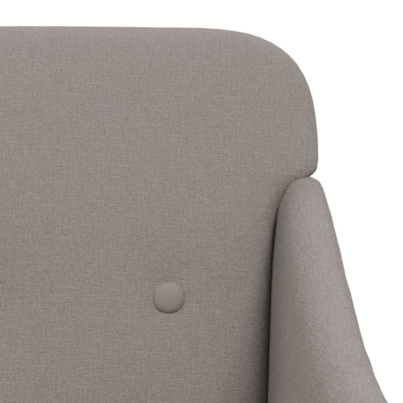 Husha Upholstered Accent Chair, Taupe