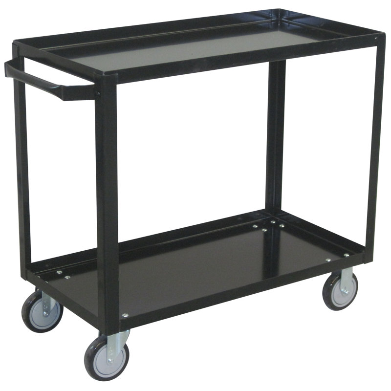 Chariot utilitaire de calibre 14 2 tablettes, H 33 po x l 36 po x P 18 po