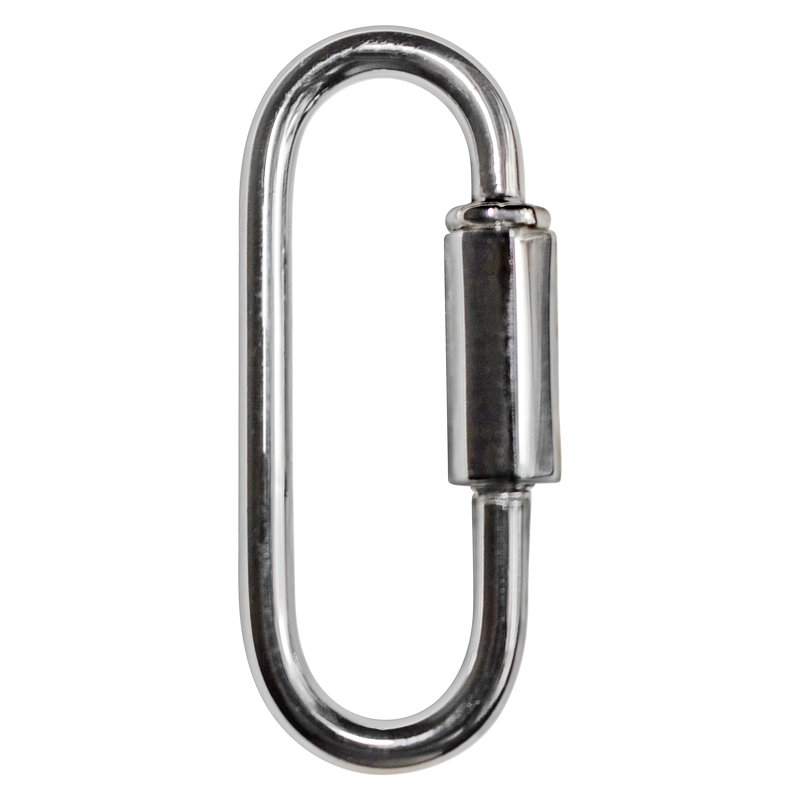Chaîne à maillons rapides, H 2,17 po x l 0,87 po x P 0,14 po, Chrome poli
