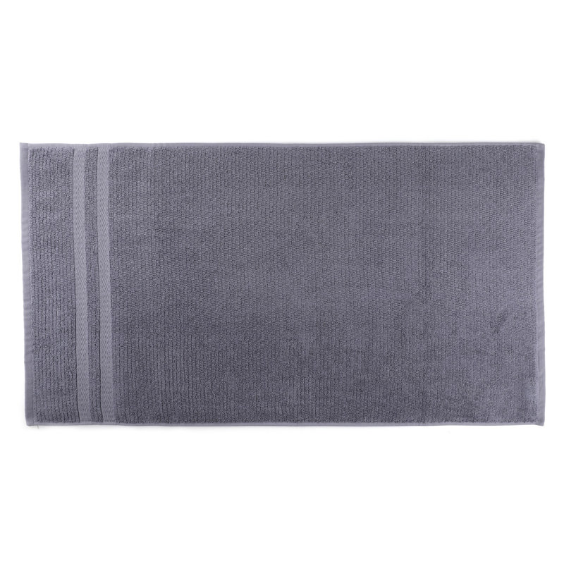Luxurious Hand Towel Set (2 Pieces), Fume Color, 19.7 x 35.4 inches | 60% Bamboo & 40% Cotton, 16.2 oz/sq yd | Ultra-Soft, Highly Absorbent, Machine Washable at 104°F | Perfect for Home, Spa & Gym Use