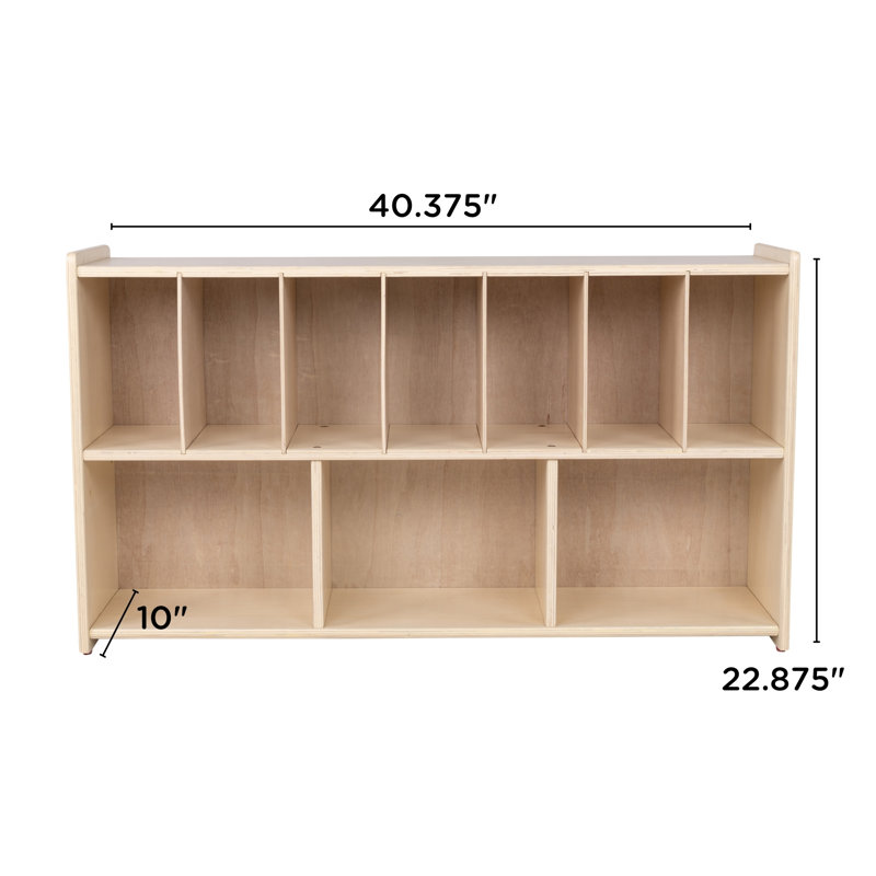 Angeles Birch Wood Wall Shelf, Preschool or Classroom Storage Furniture, Daycare Changing Station Shelves, Assembly Required