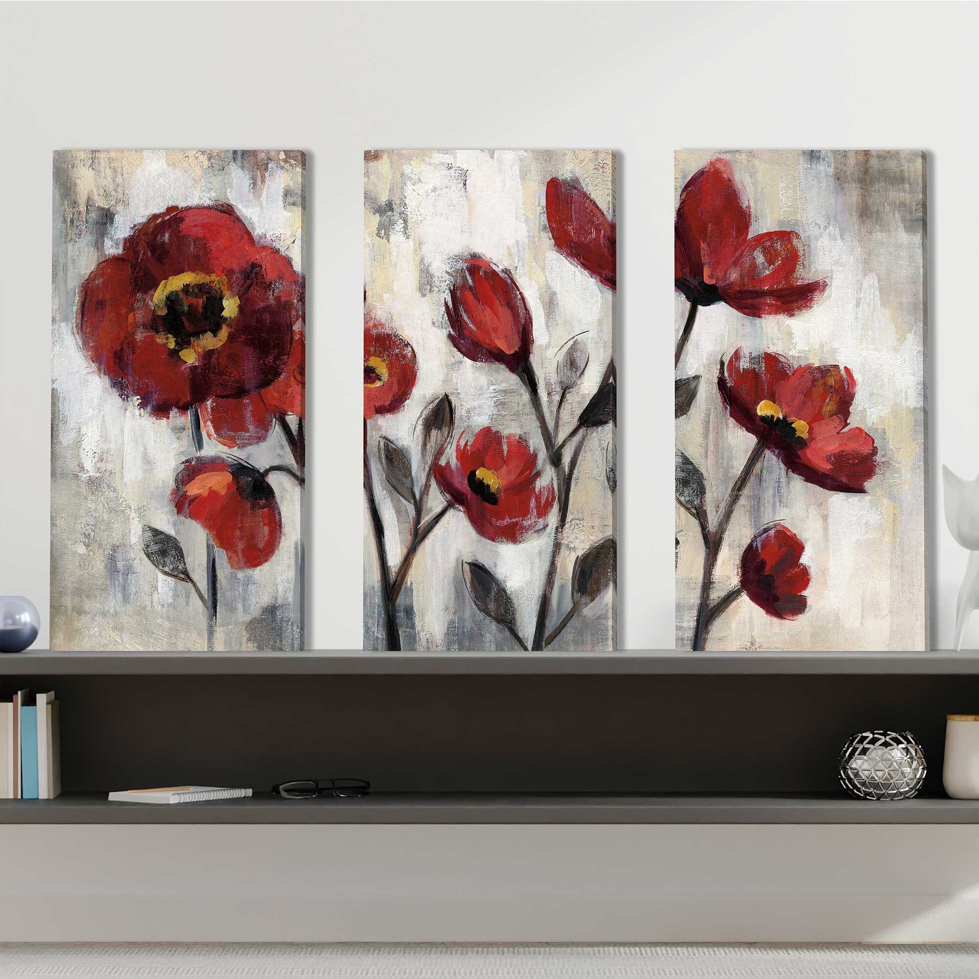 Red Barrel Studio® Pretty Pressed Flowers III On Canvas Painting
