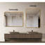 Miroir mural 24 po x 36 po pour salle de bain avec cadre - Rouille-761590742