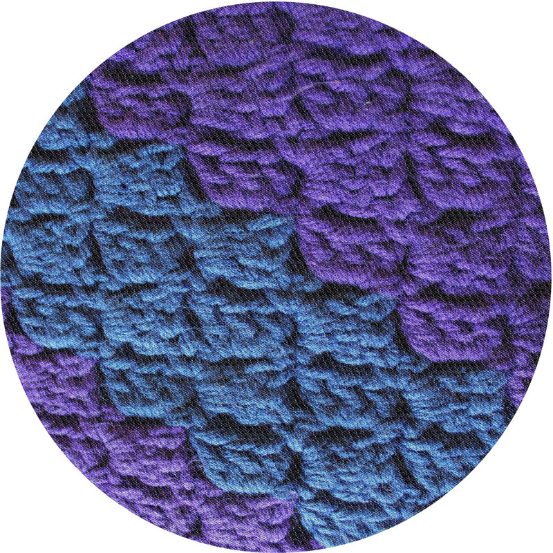Tapis bleu Edwige, Rond 3 pi