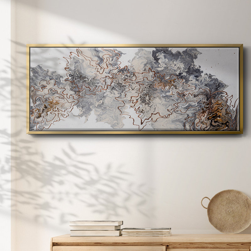 Stay on the Trail - Toile encadrée, H 20 po x l 50 po