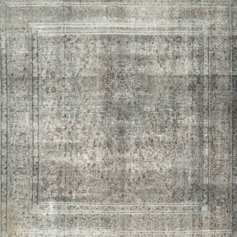 Floral Indoor Rug, Round 8'
