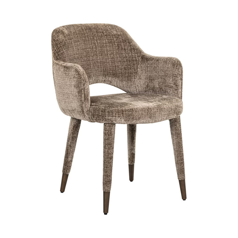 Fauteuil d'appoint Donnatella, Pierre chenille