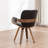 Braiden Swivel Faux Leather Dining Chair-610463322