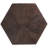 Hueston Oak Veneer Diamond Shaped End Table-87777533