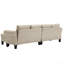 Canapé modulaire en L avec rangement Shmuel-1502013172