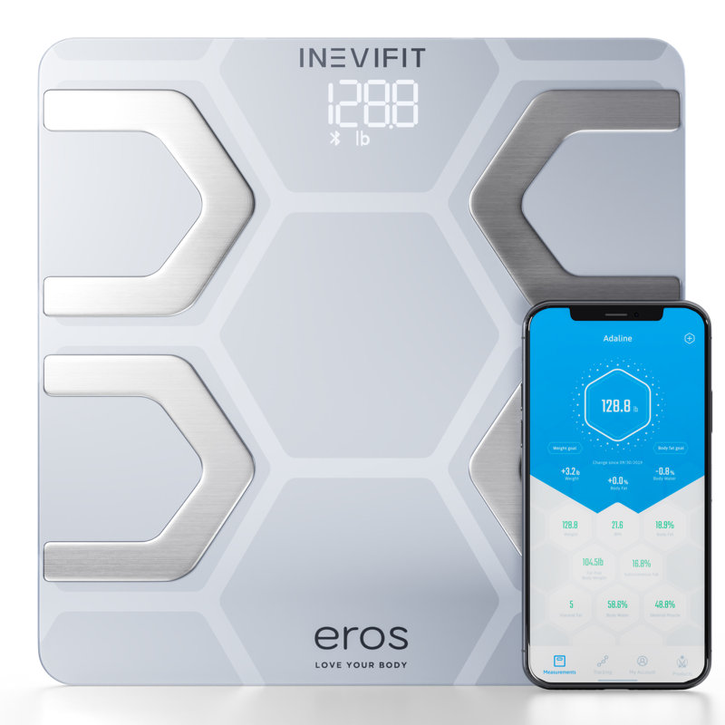 INEVIFIT Smart Digital Body Analysis Scale, White