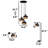 3 Pieces Industrial Adjustable Lighting