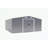 Outdoor metal Shed with Windows and vents-114879882