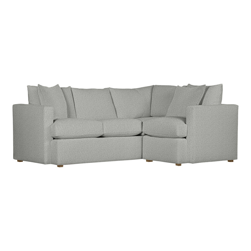 American Bungalow 2-Piece Sectional, Tarbee Dove, Hampton