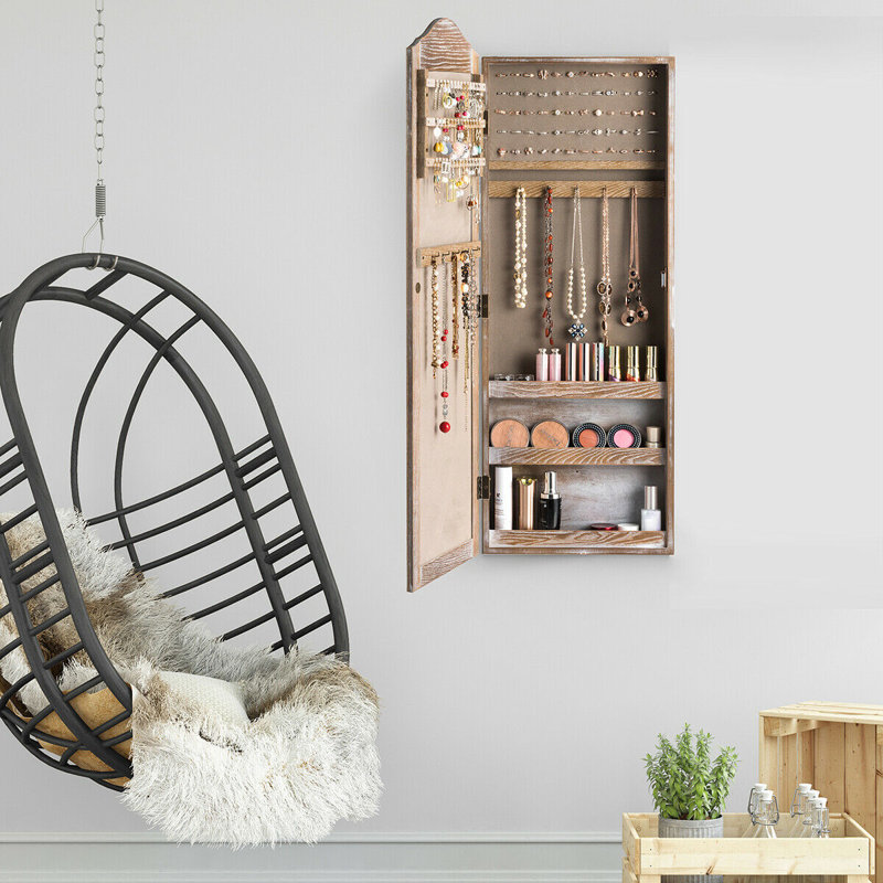 Armoire pour bijoux avec miroir Elkins Park