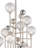 Majorette 12-Light Sputnik Modern Linear Chandelier