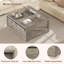 Table basse à plateau relevable de 39,4 po avec rangement, tables basses de ferme pour le salon-26155507-26155506