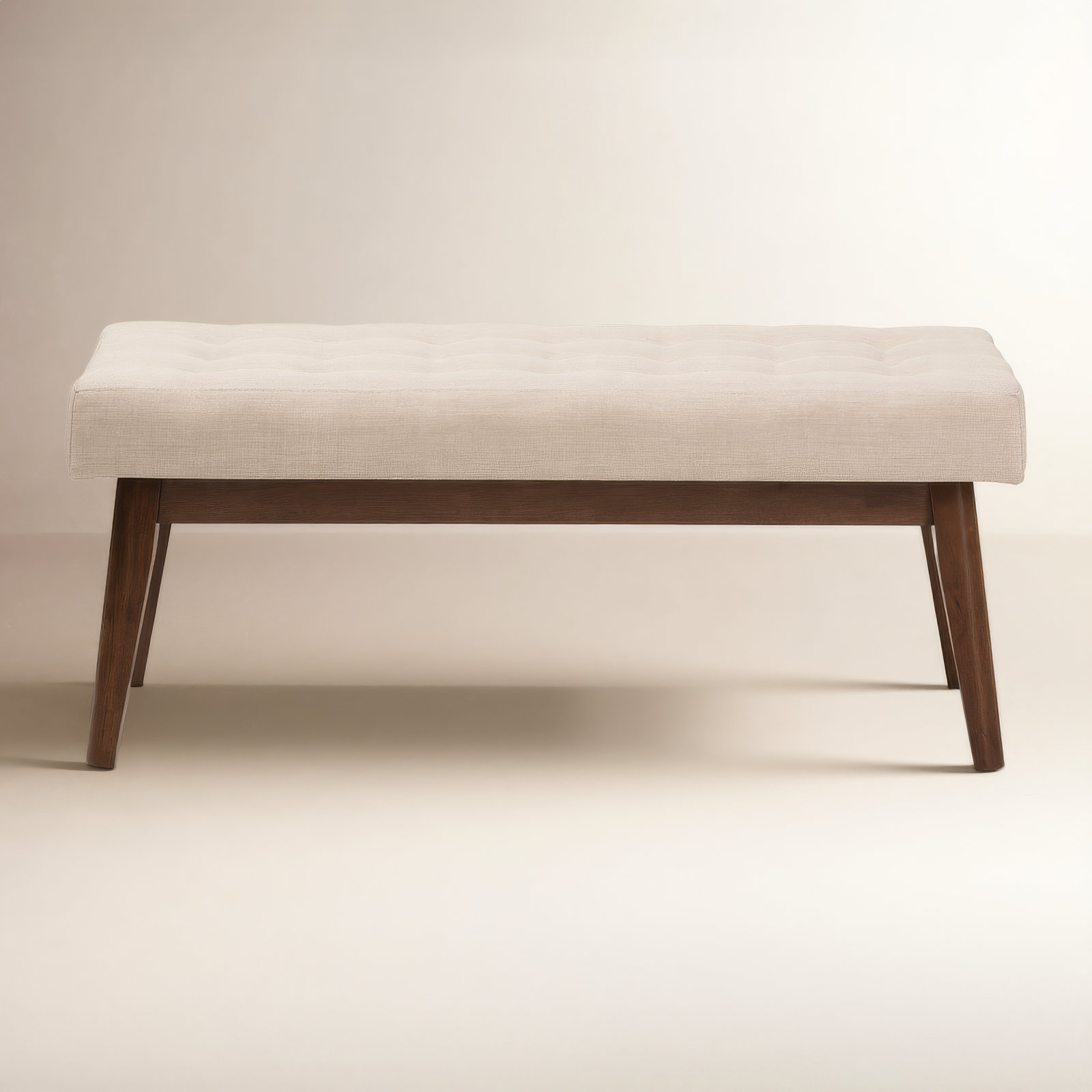 Harris 43" Entryway Bench, Light Beige