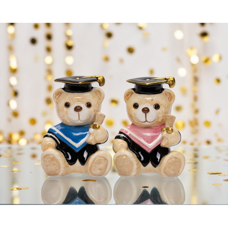 Graduation Teddy Bears Salt And Pepper