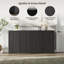 Buffet 2 portes avec tablettes réglables l 34,6 po Cesiro-13666823-31390574